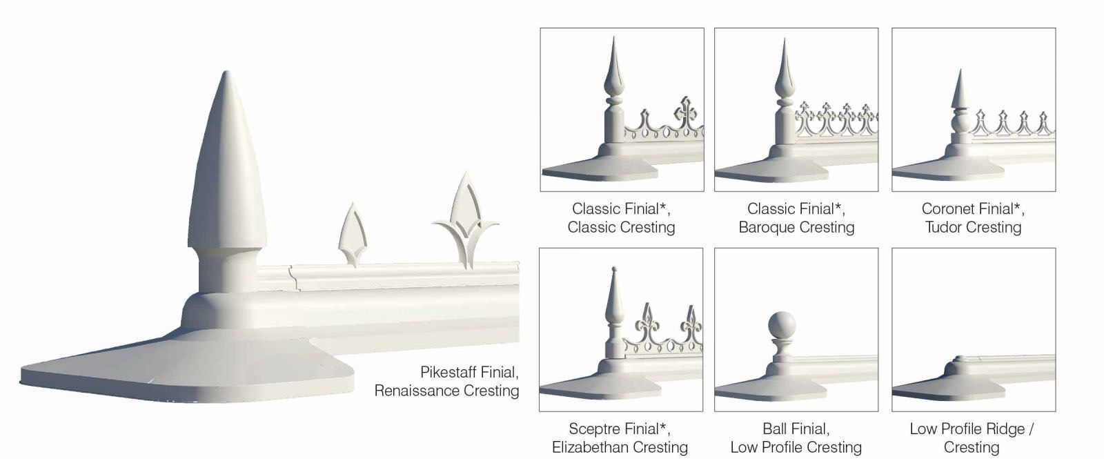 Ultraframe Trade Crestings & Finials